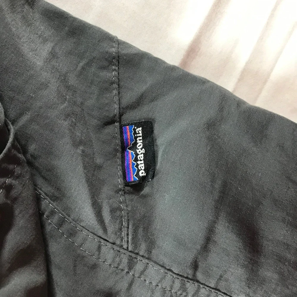 Patagonia Mens Gi III Hiking Pants Charcoal Grey Nylon Belted Large